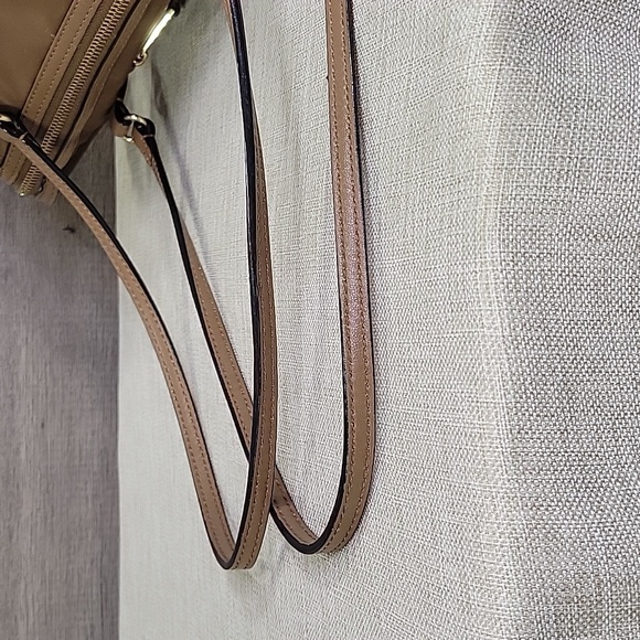 MZ Wallace Brown Nylon Leather Shoulder Bag - Picture 4 of 13